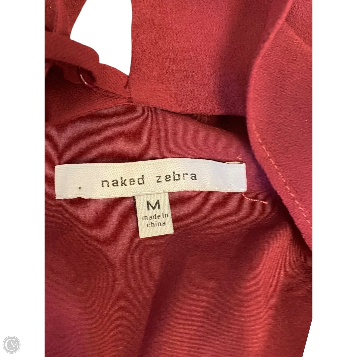 Dress Casual Midi By Naked Zebra In Red, Size: M