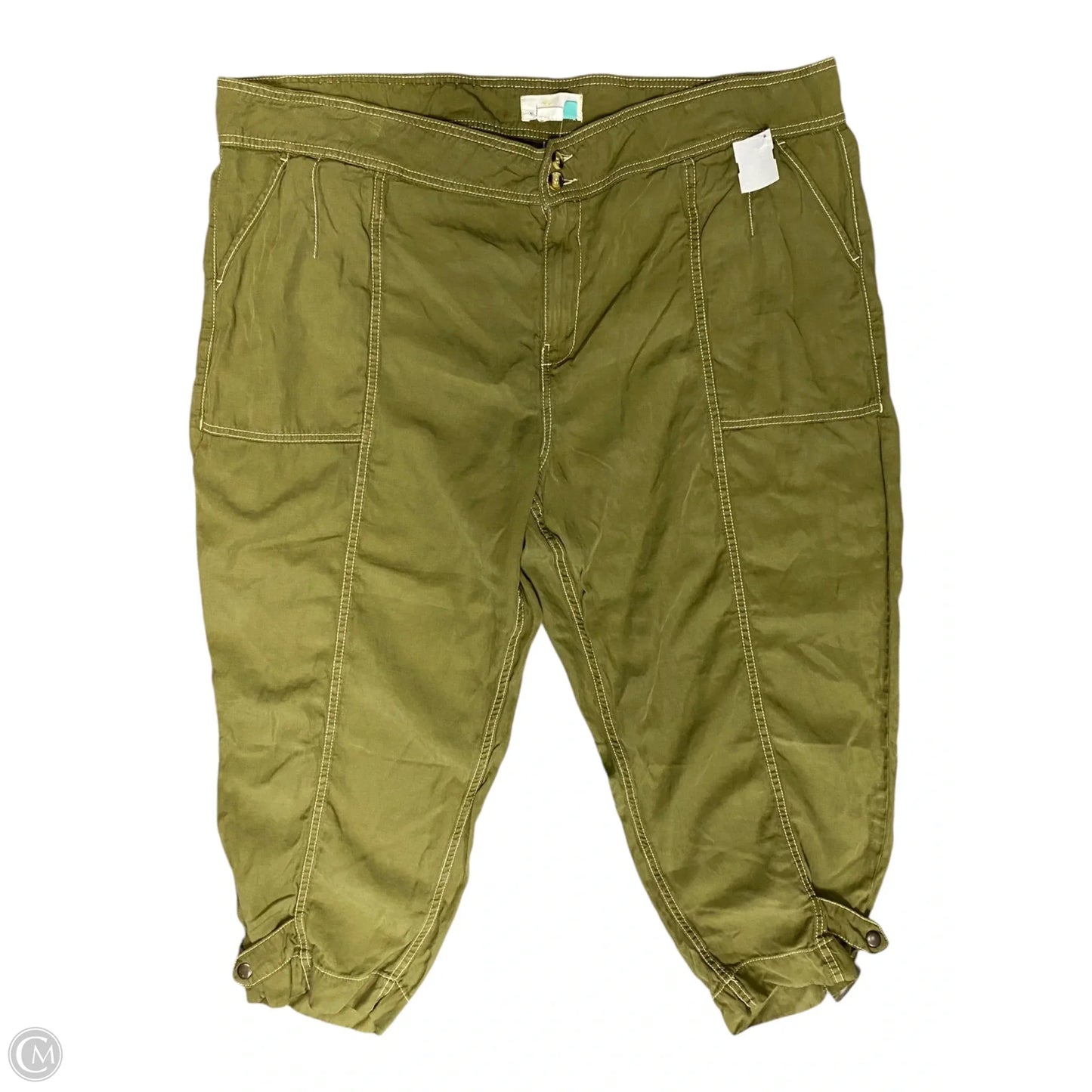 Pants Lounge By Anthropologie In Green, Size: 22
