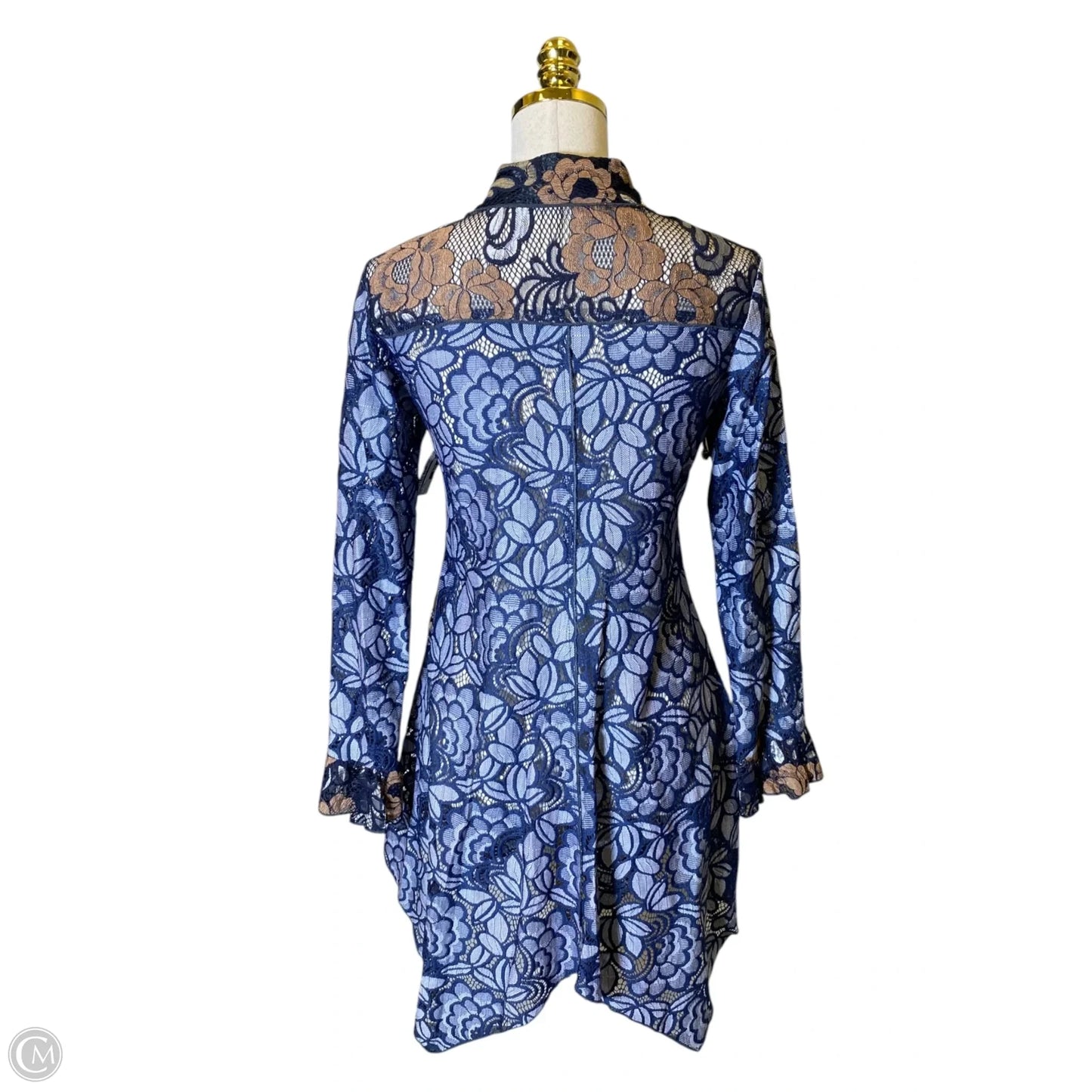 Cardigan By Adore In Blue & Brown, Size: S
