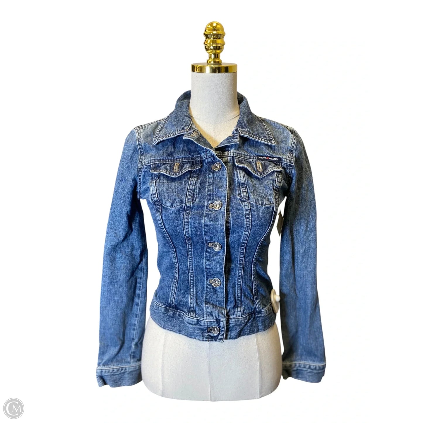 Jacket Denim By Artisan Ny In Blue Denim, Size: M