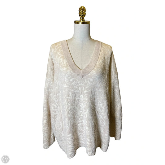 Sweater By Ann Taylor In Beige, Size: M