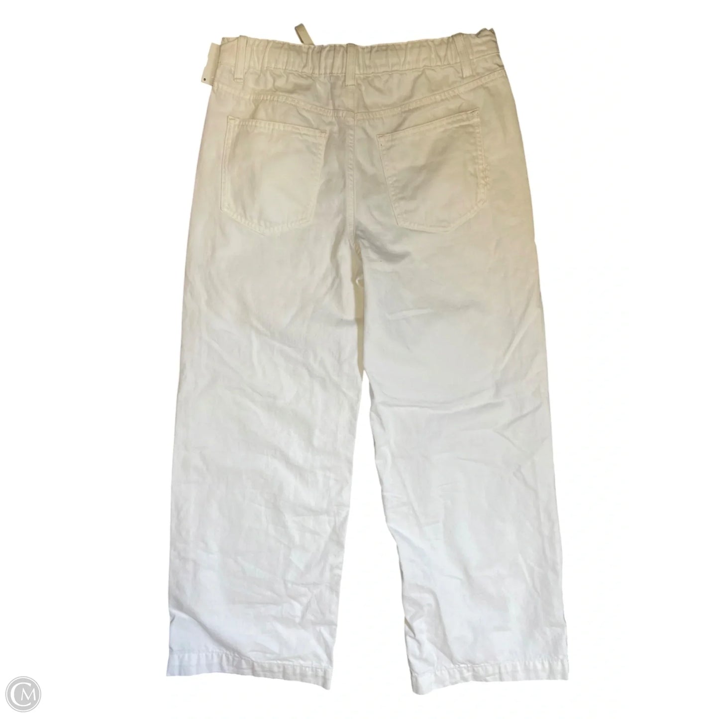 Jeans Wide Leg By Scotch & Soda In White Denim, Size: 6