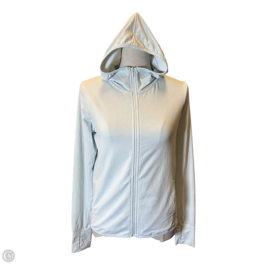 Athletic Jacket By Uniqlo In Blue, Size: S