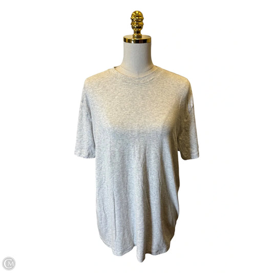 Top Short Sleeve By Skims In Grey, Size: L