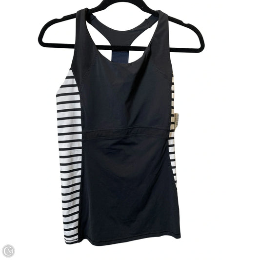 Athletic Tank Top By Athleta In Black & White, Size: M