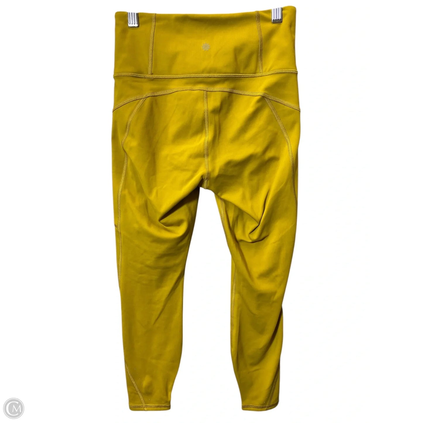 Athletic Leggings By Athleta In Yellow, Size: Xs