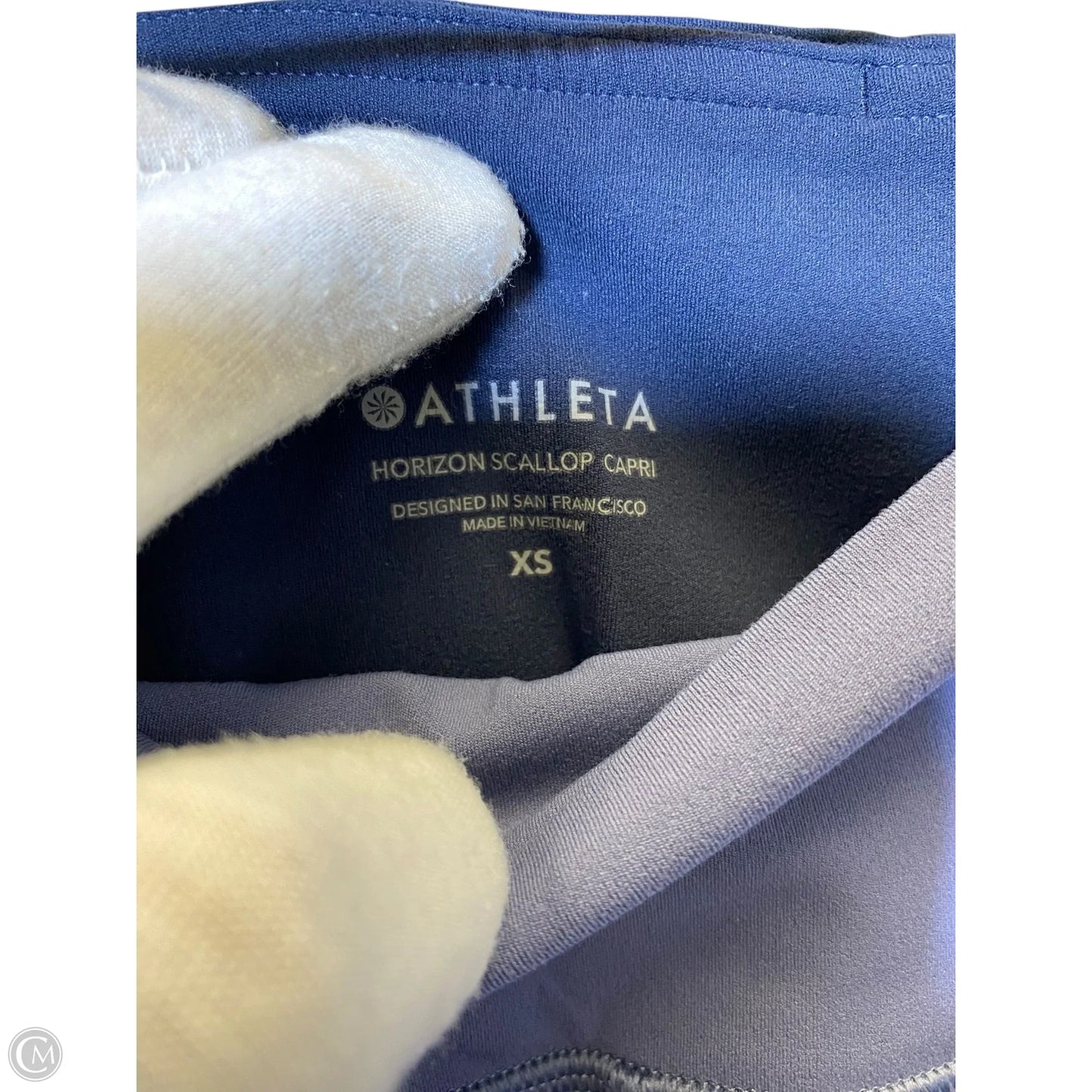 Athletic Leggings By Athleta In Blue, Size: Xs