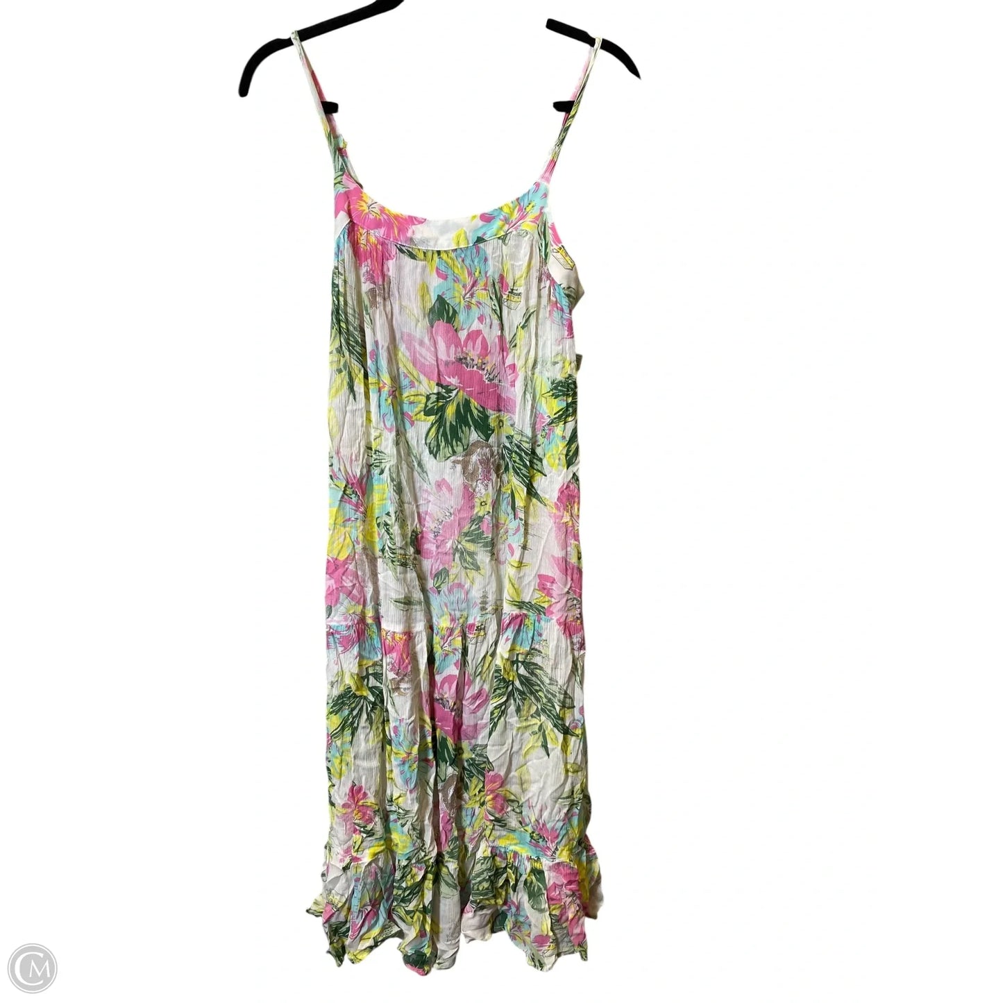 Dress Casual Maxi By Dkny In Floral Print, Size: S