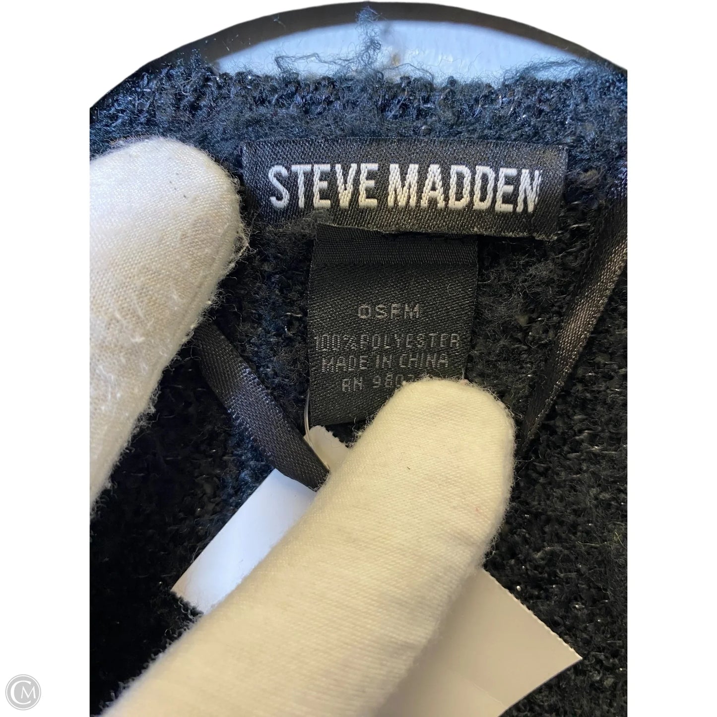 Shawl By Steve Madden In Black, Size: Osfm