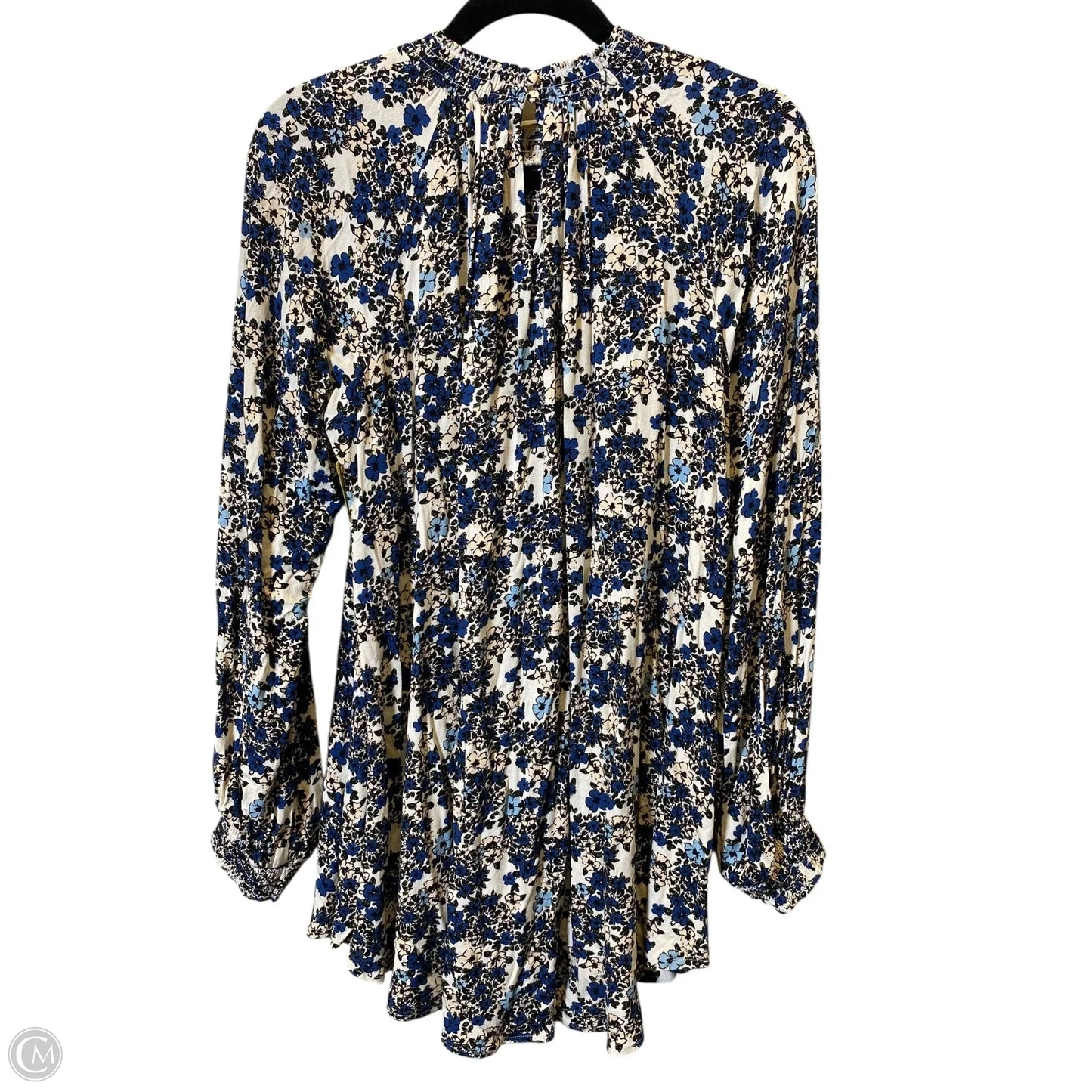 Top Long Sleeve By Free People In Floral Print, Size: S