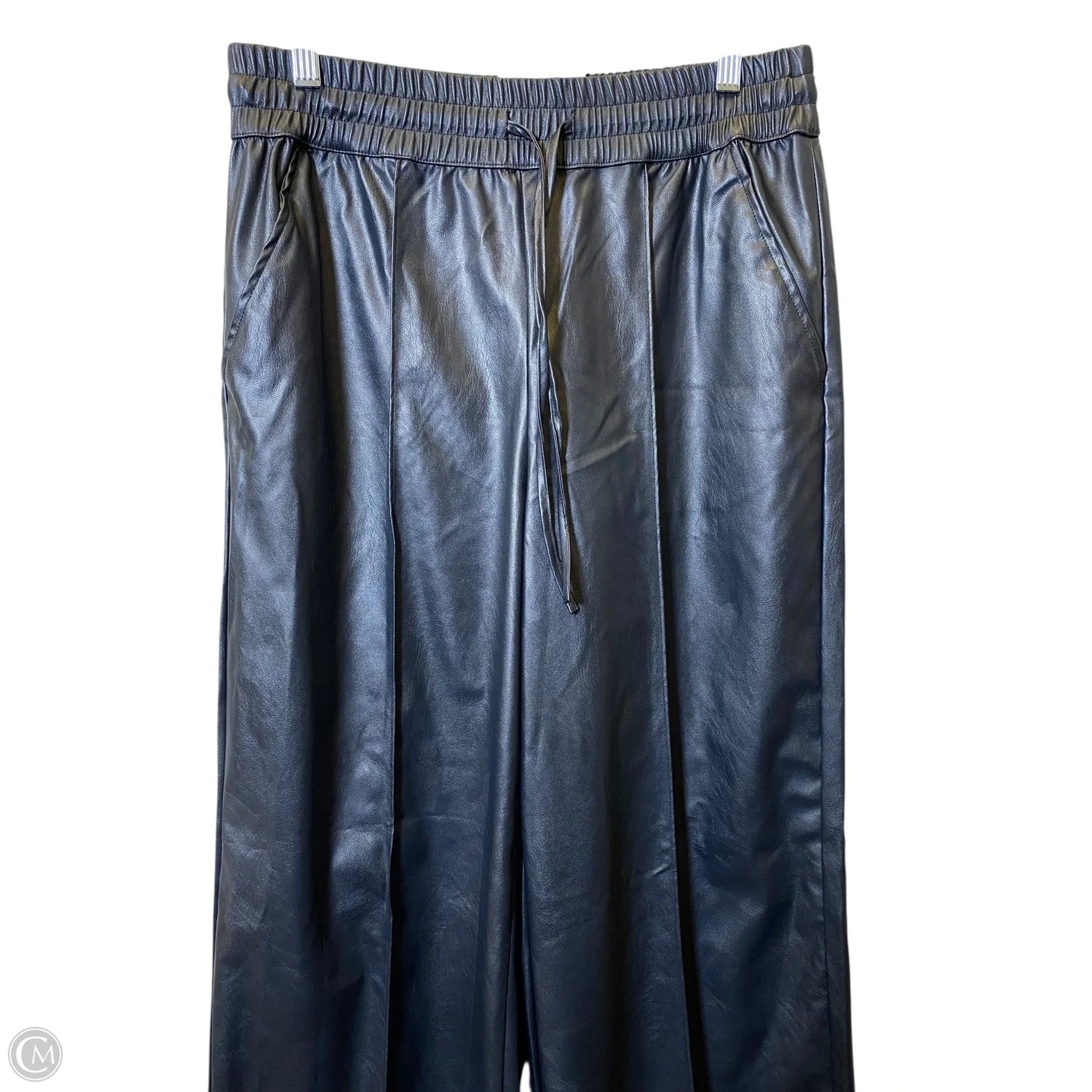 Pants Wide Leg By Who What Wear In Black, Size: M