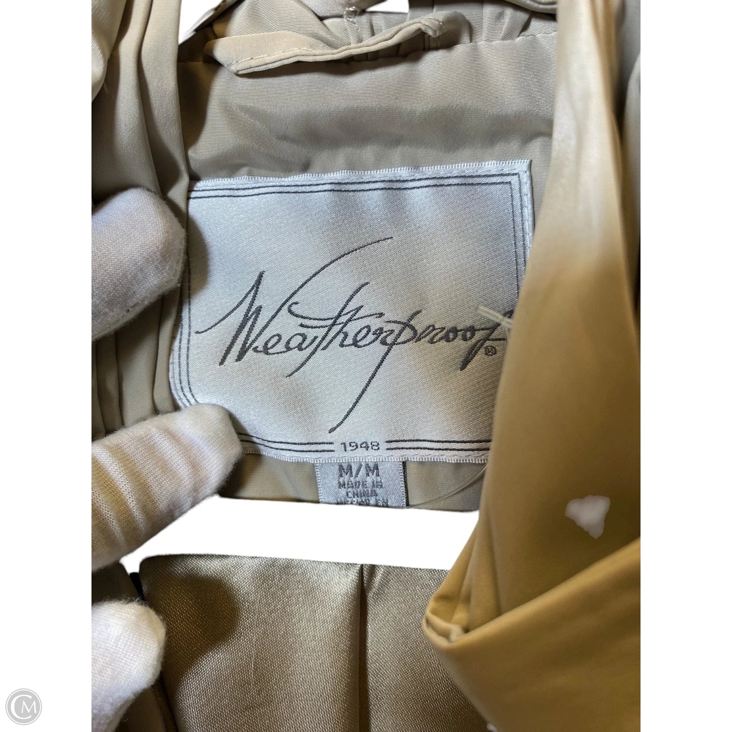 Jacket Other By Weatherproof In Beige, Size: M