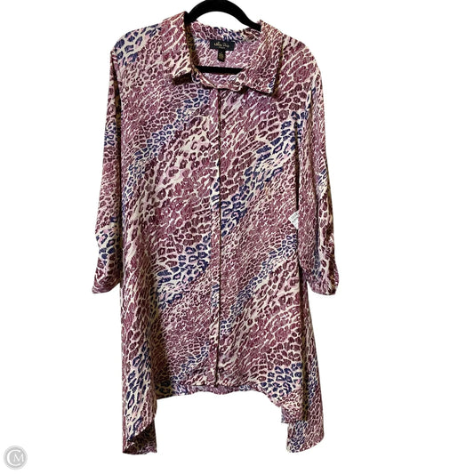 Dress Casual Midi By Melissa Paige In Multi-colored, Size: 1x