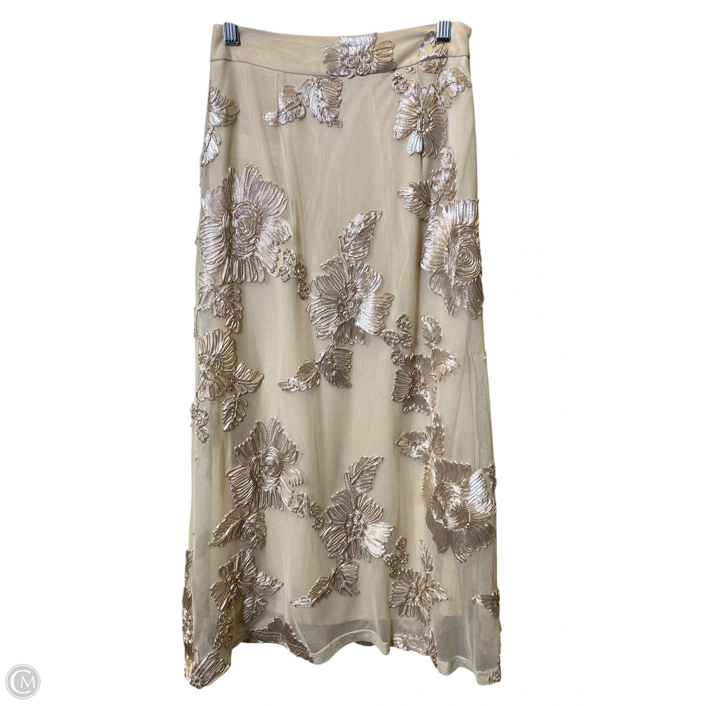 Skirt Maxi By Clothes Mentor In Beige, Size: XS