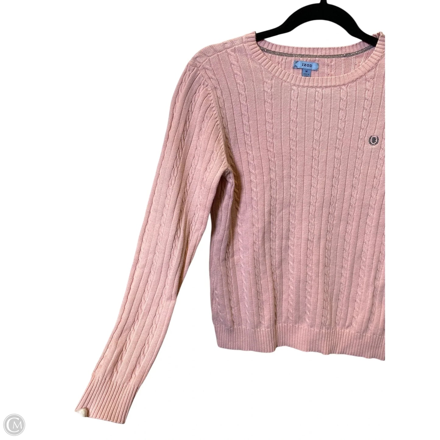 Sweater By Izod In Pink, Size: M
