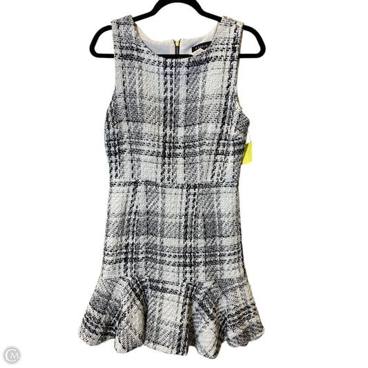 Dress Casual Midi By Clothes Mentor In Black & White, Size: L