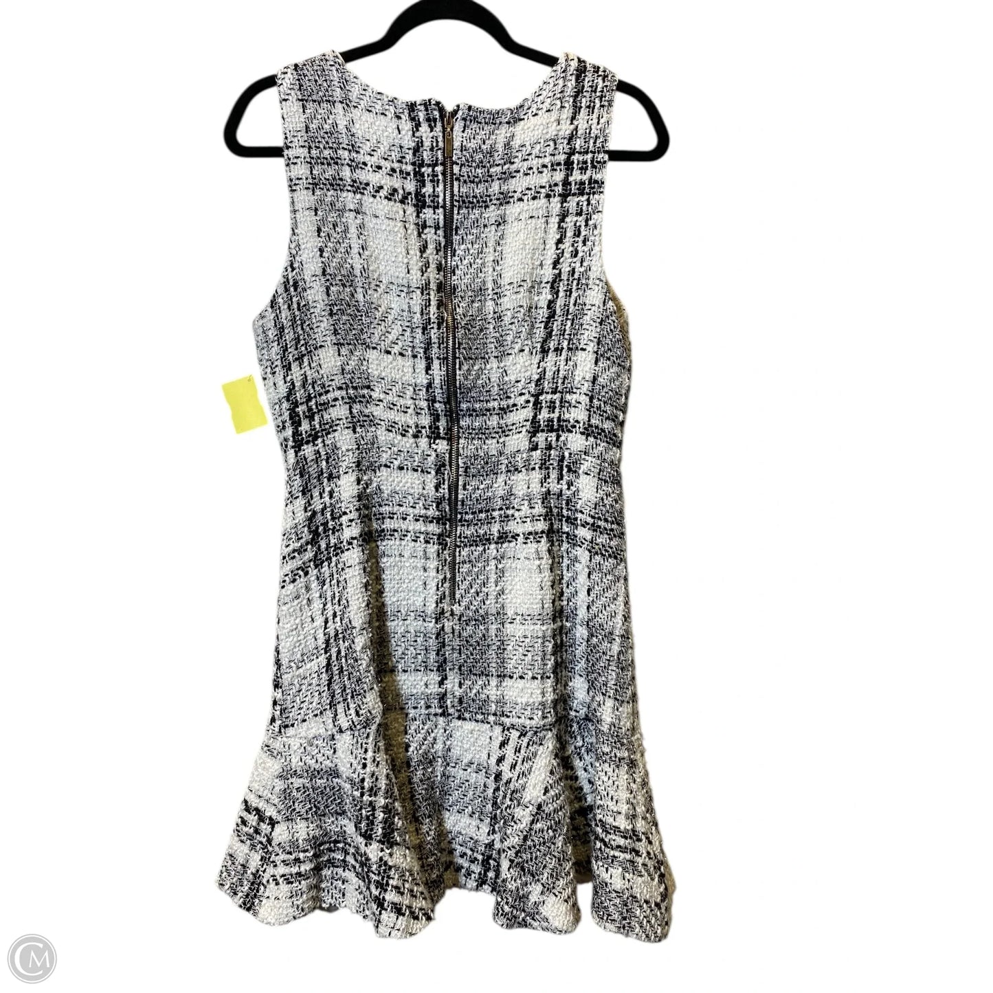 Dress Casual Midi By Clothes Mentor In Black & White, Size: L