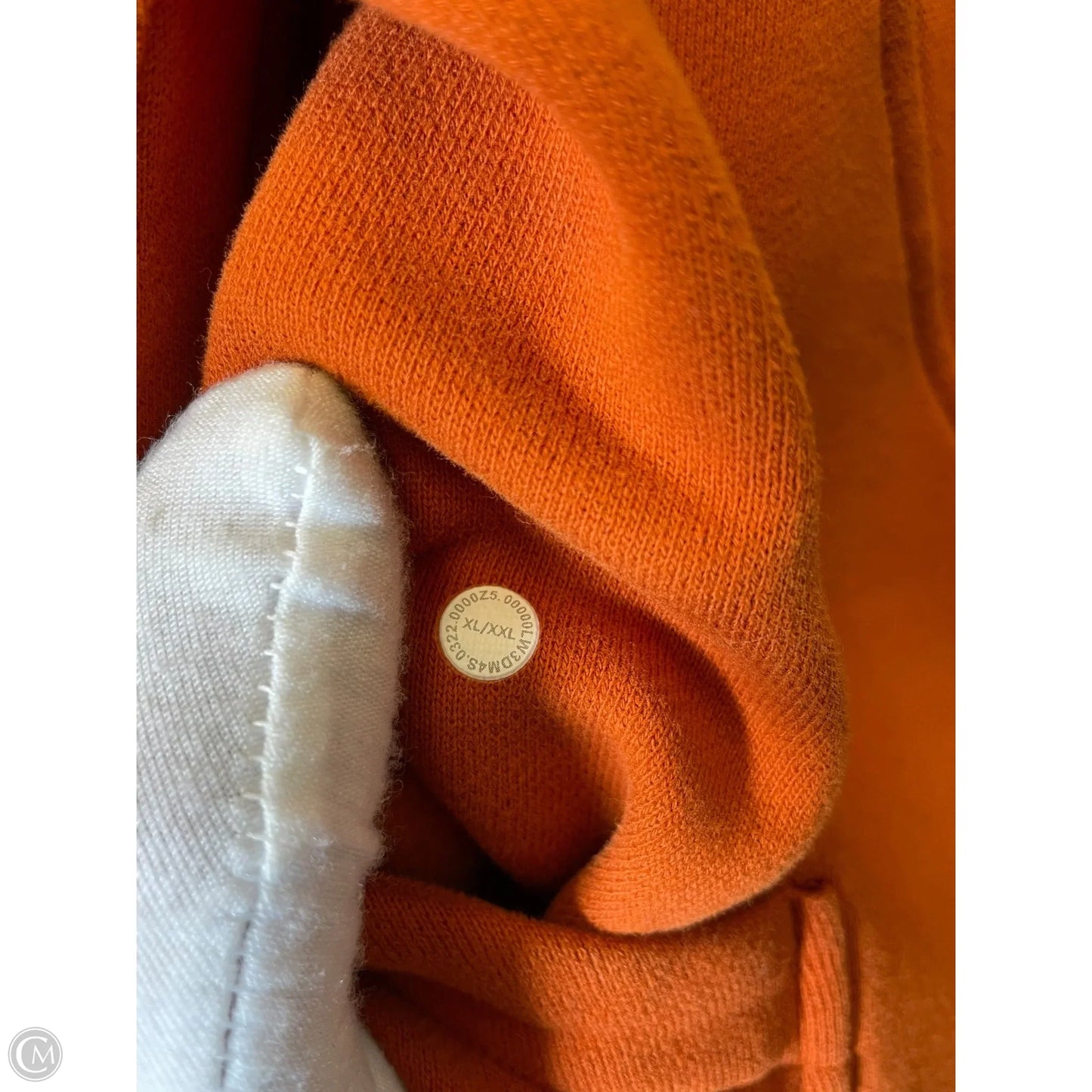 Athletic Sweatshirt Hoodie By Lululemon In Orange, Size: XL