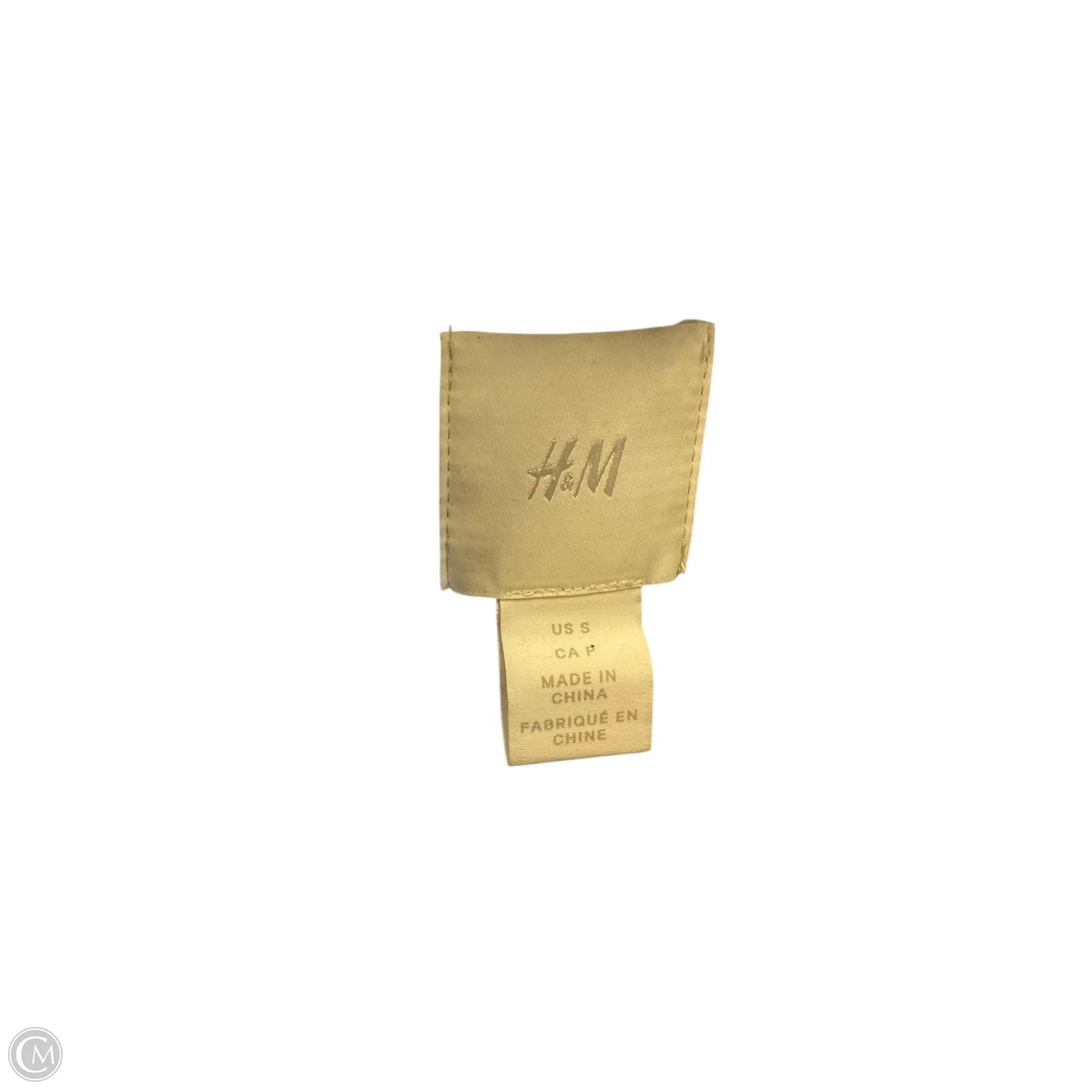 Jacket Other By H&m In Brown & Cream, Size: S