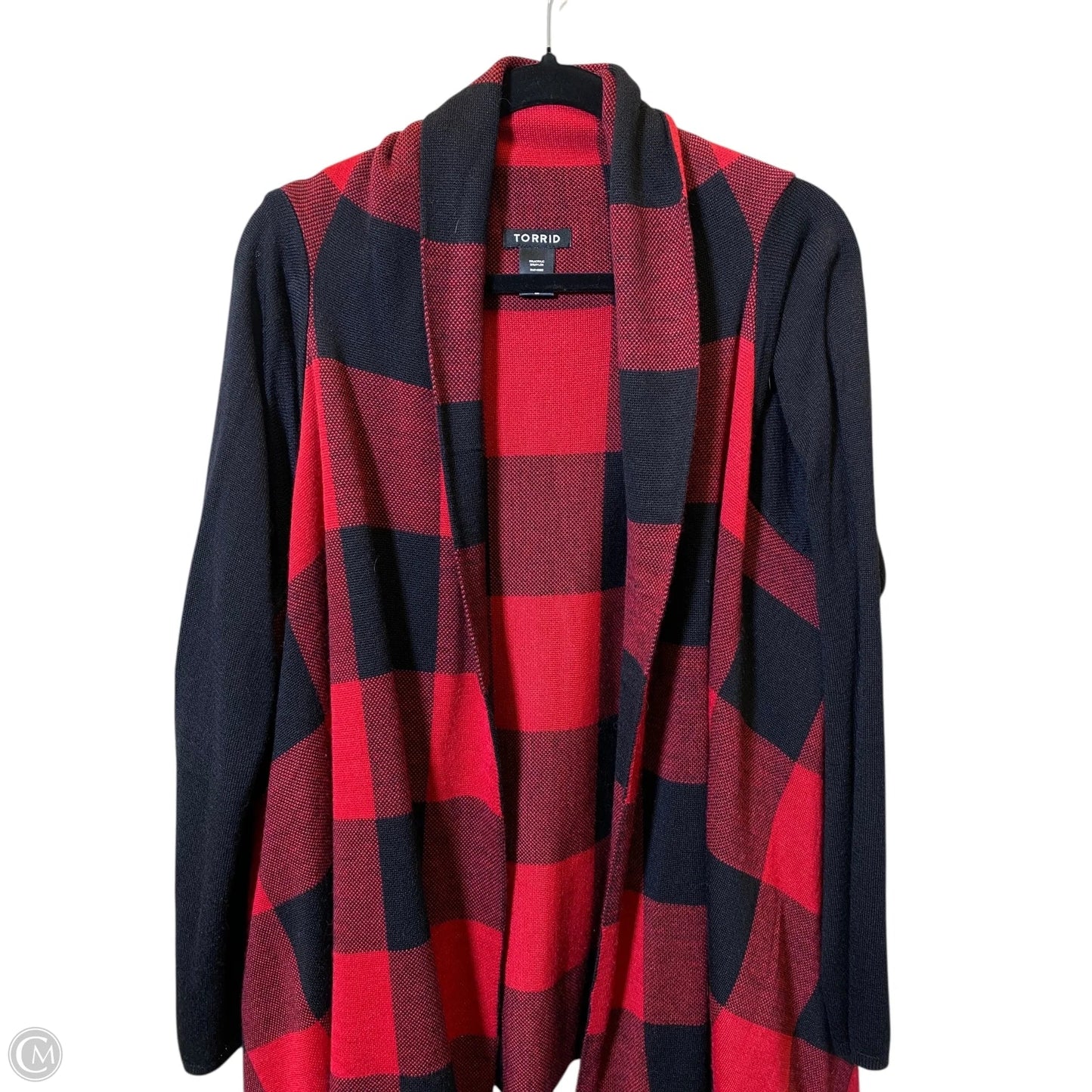 Cardigan By Torrid In Plaid Pattern, Size: 2x