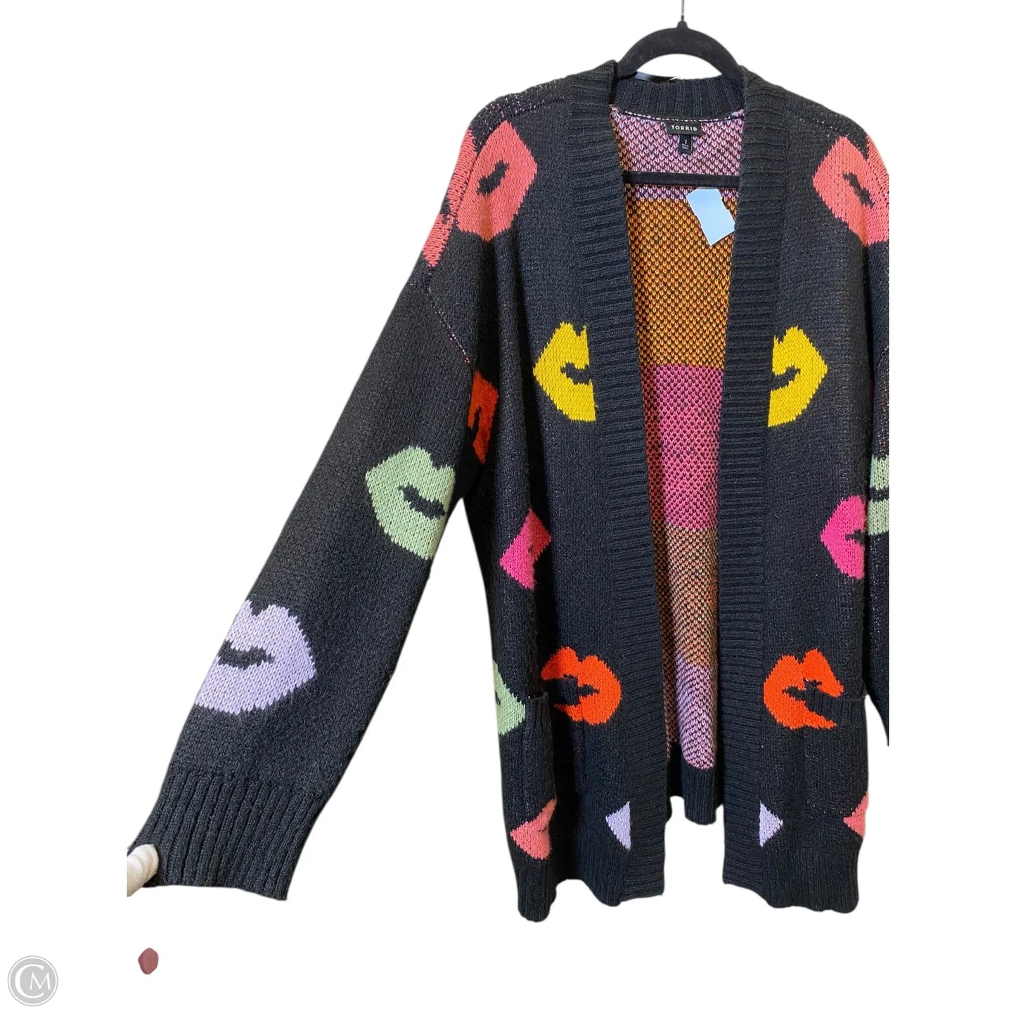 Cardigan By Torrid In Multi-colored, Size: 2x