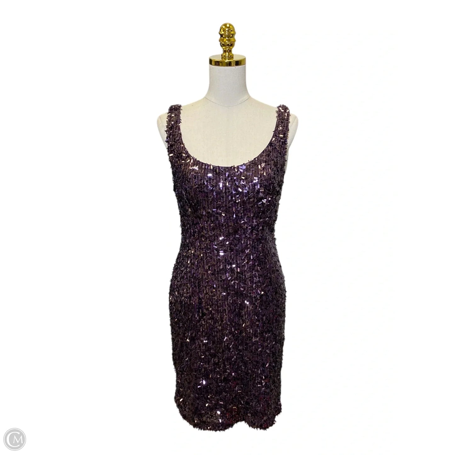 Dress Party Midi By Suzi Chin In Purple, Size: L