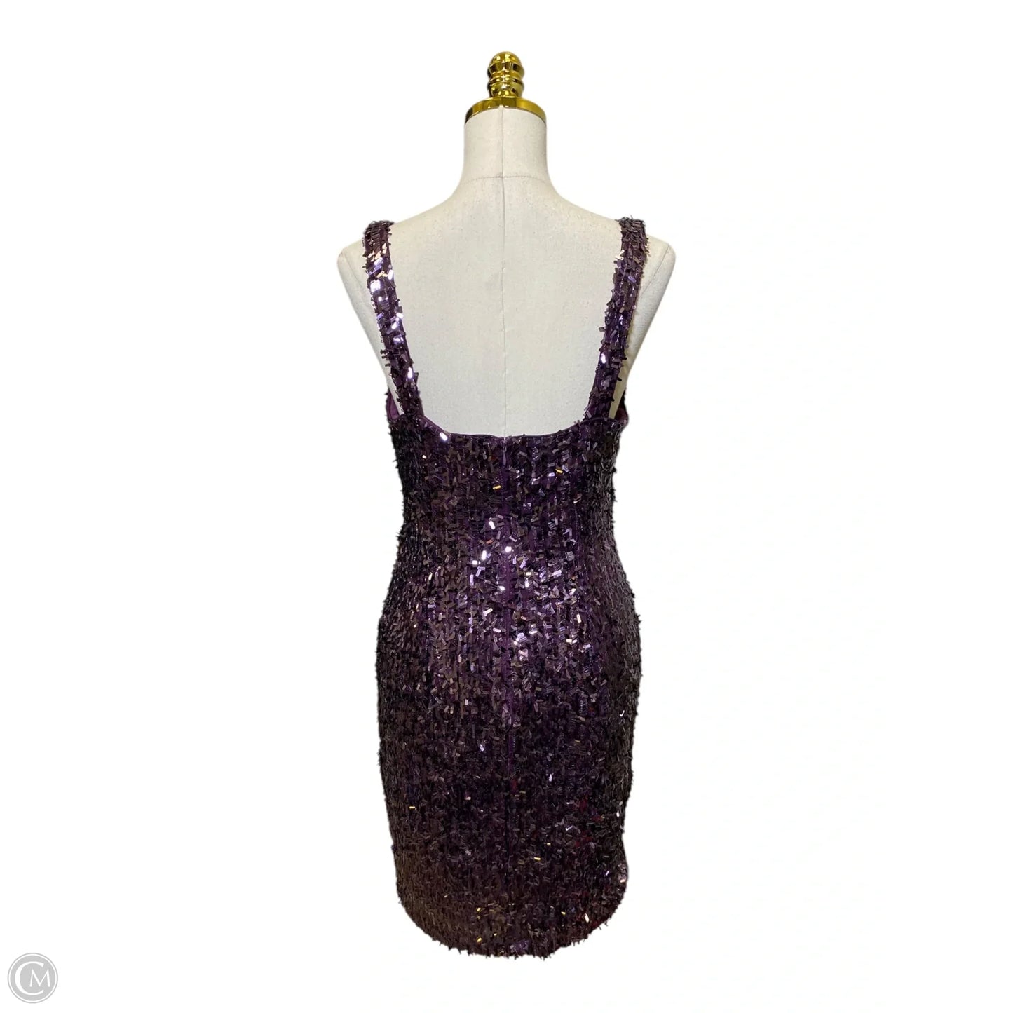Dress Party Midi By Suzi Chin In Purple, Size: L