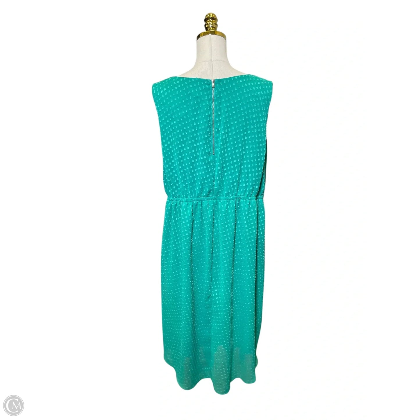 Dress Casual Midi By Lane Bryant In Green, Size: 1x