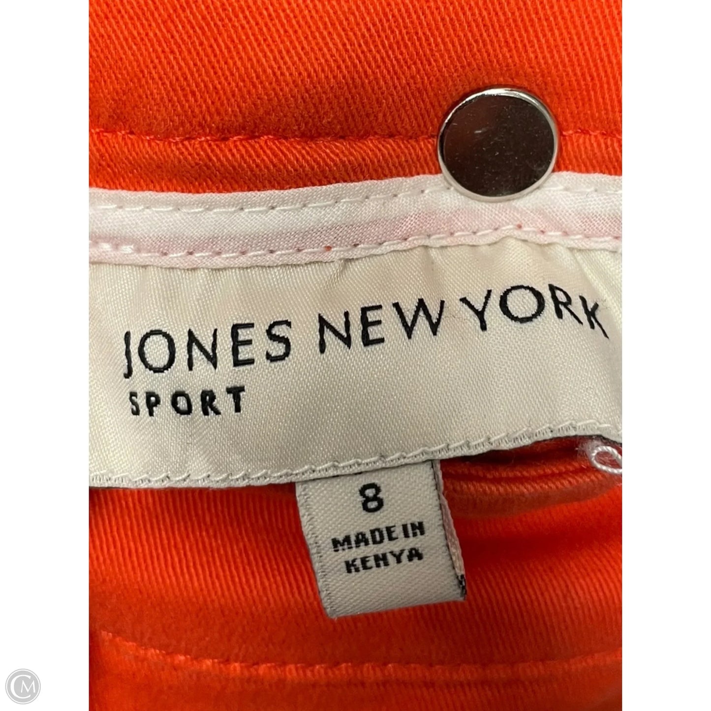 Shortalls By Jones New York In Orange, Size: 8