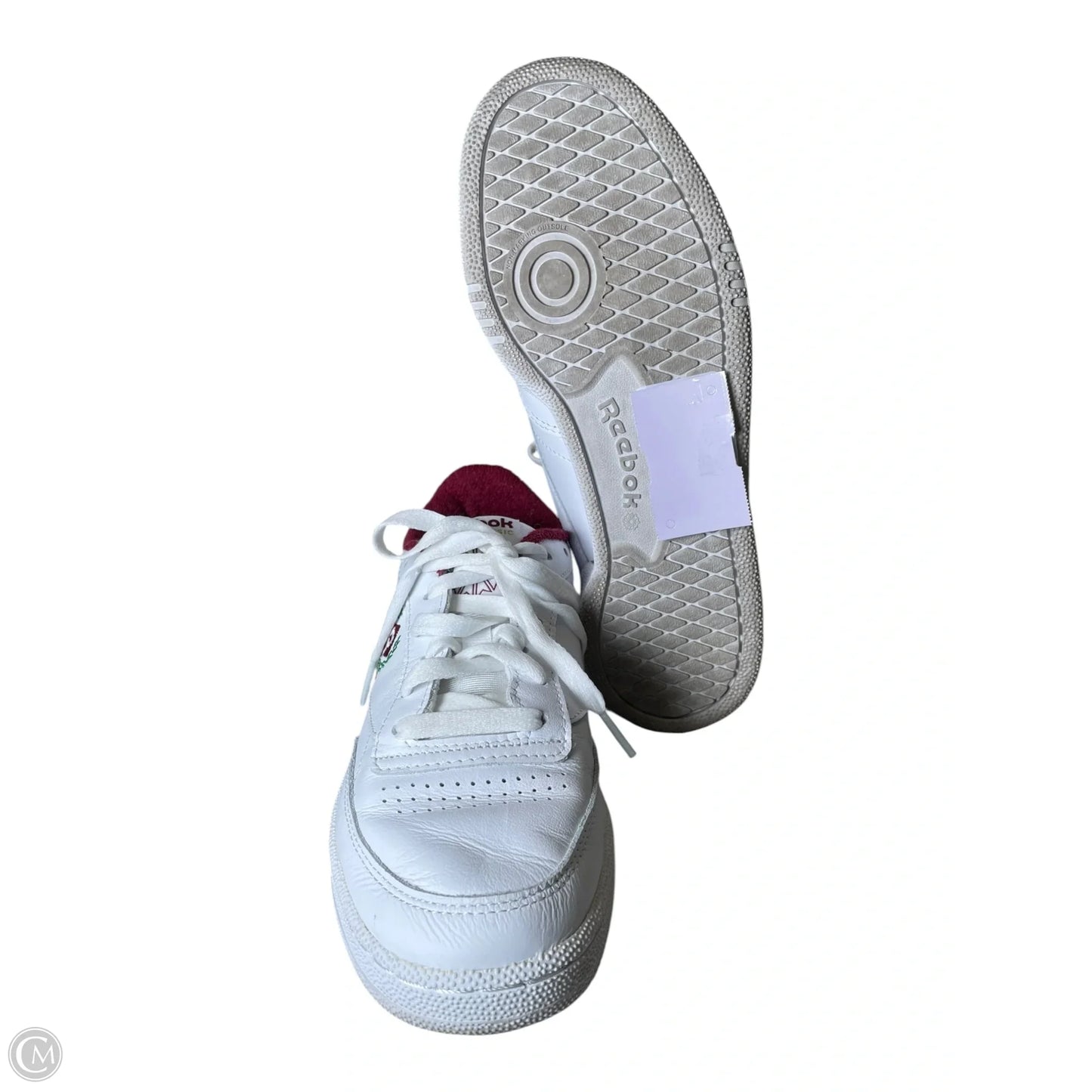 Shoes Athletic By Reebok In Red & White, Size: 6