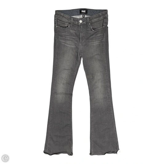 Jeans Flared By Paige In Grey, Size: 2