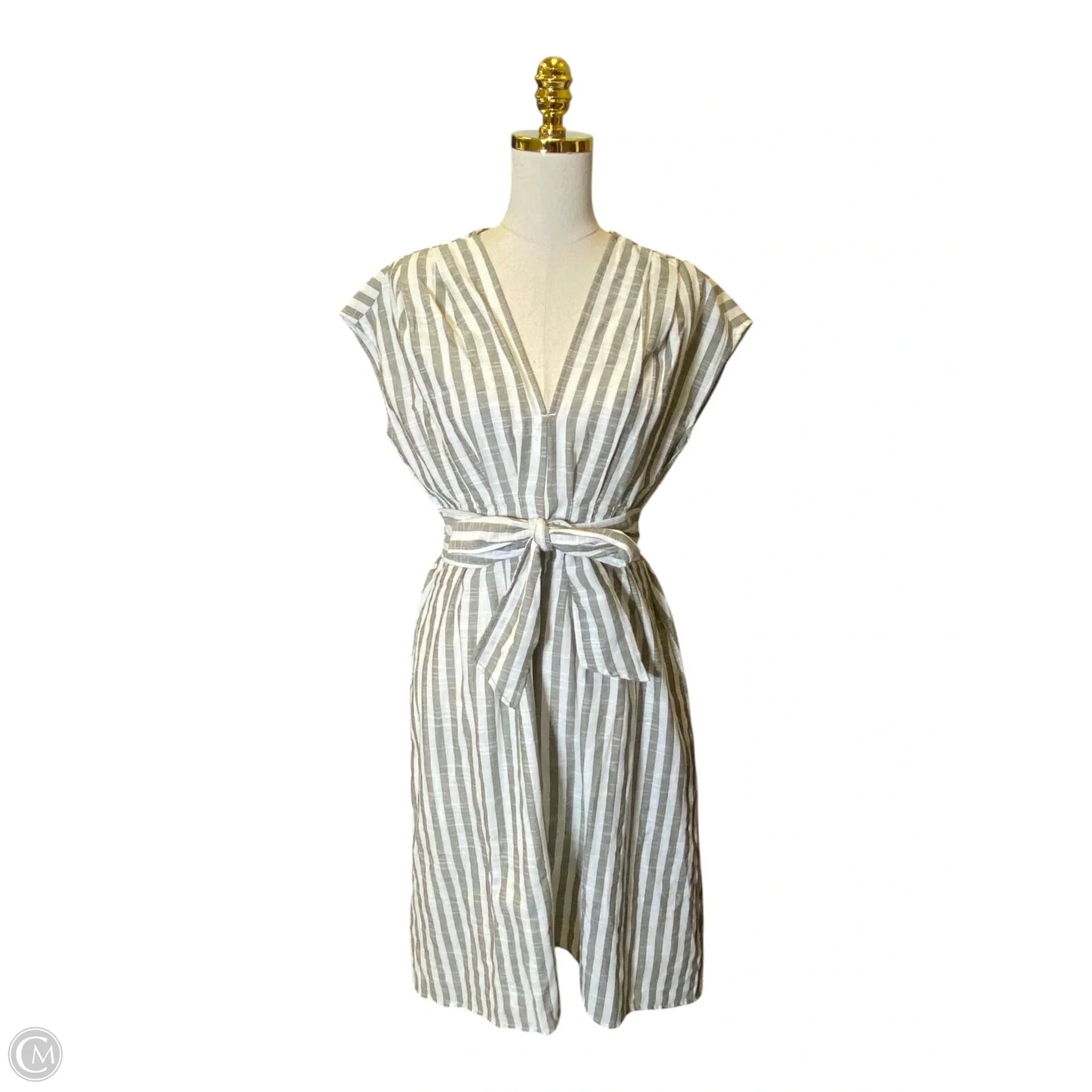 Dress Casual Midi By Max Studio In Striped Pattern, Size: S