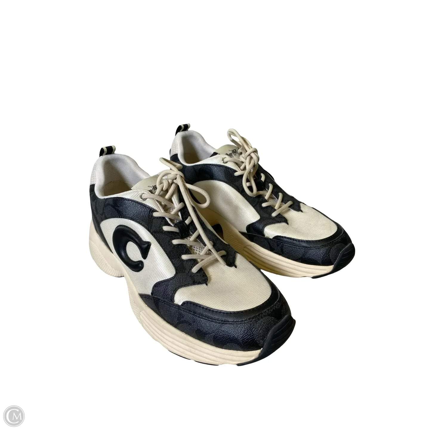 Shoes Designer By Coach In Black & Cream, Size: 10