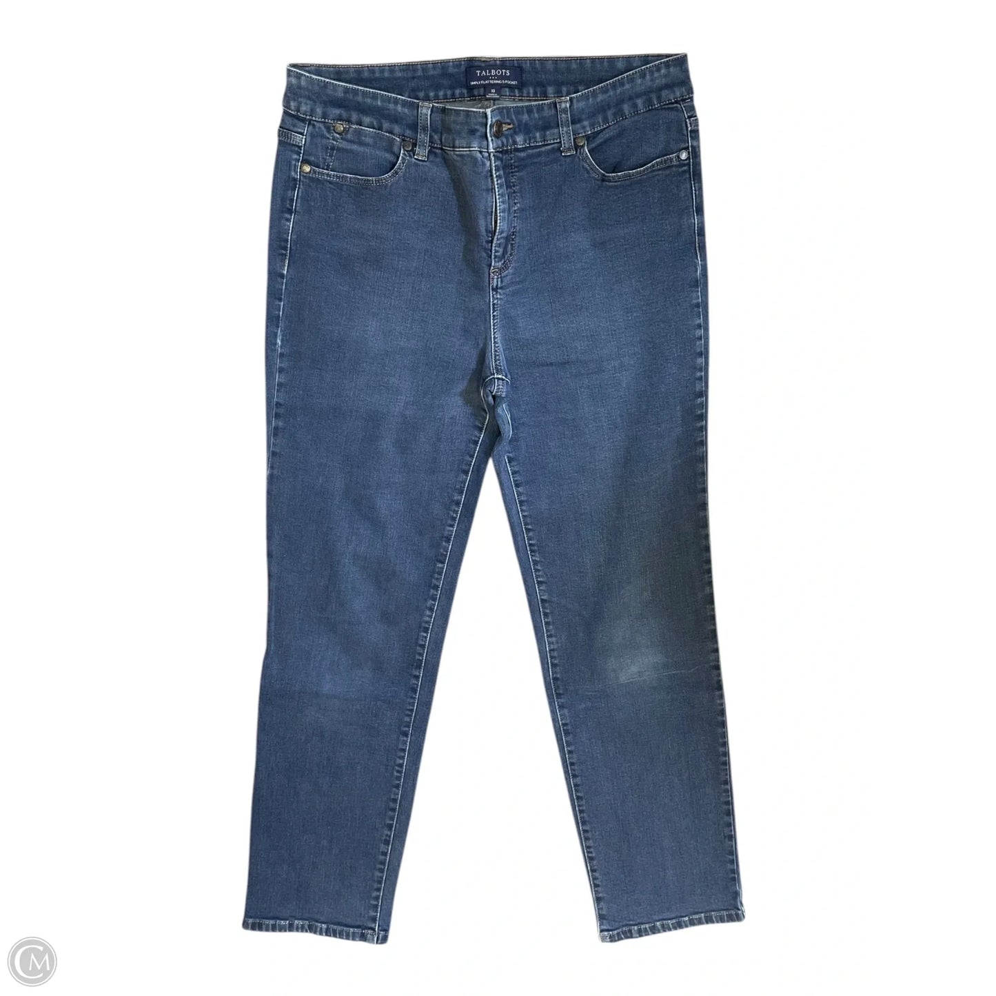 Jeans Straight By Talbots In Blue, Size: 10