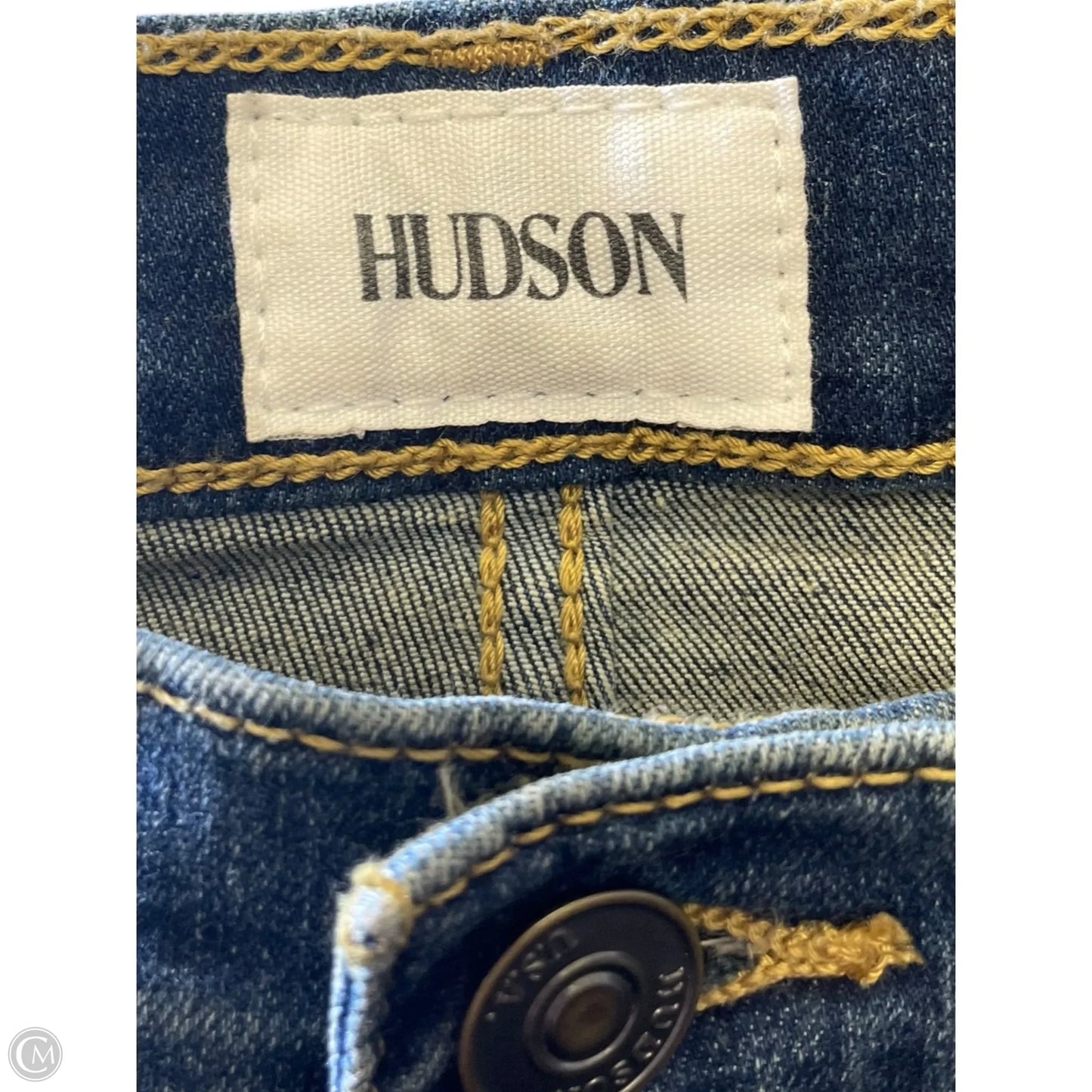 Jeans Wide Leg By Hudson In Blue, Size: 4