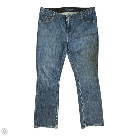 Jeans Wide Leg By Simply Vera In Blue, Size: 12