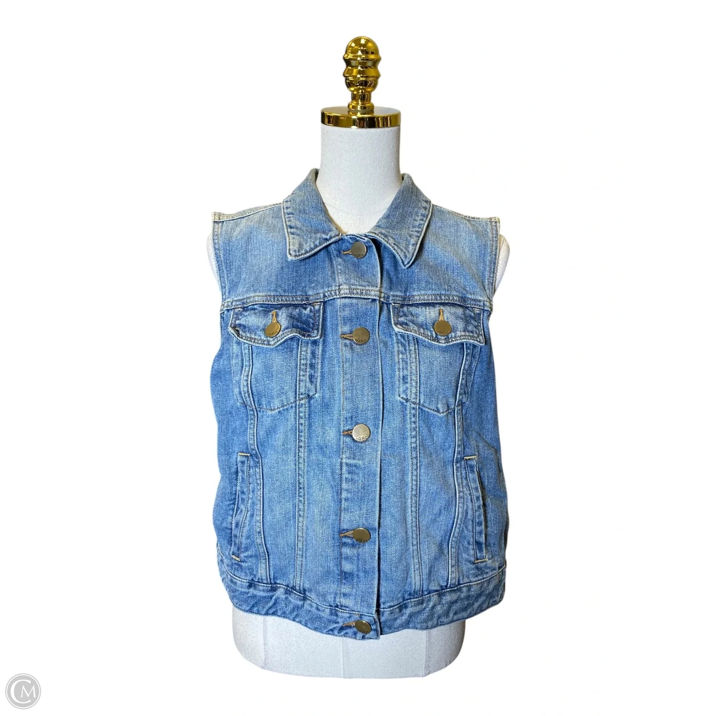 Vest Other By Gap In Blue, Size: Xl