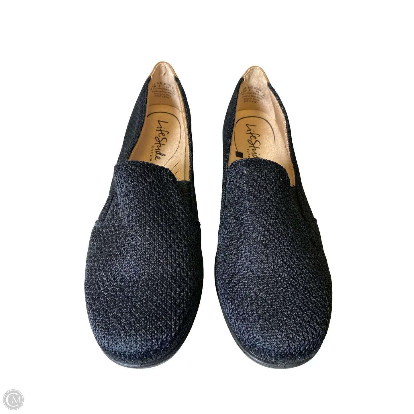 Shoes Flats By Life Stride In Black & Brown, Size: 8.5