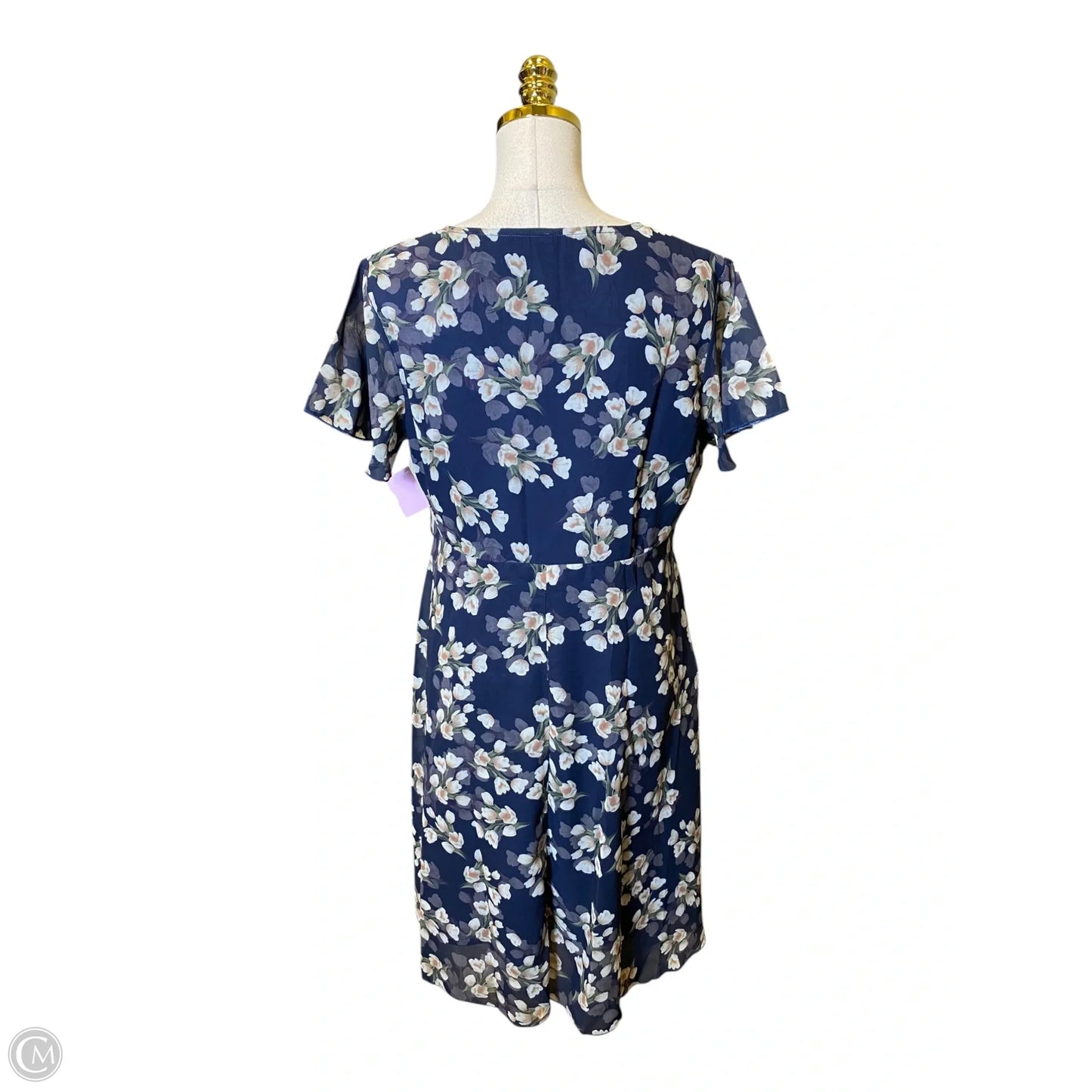 Dress Casual Midi By Clothes Mentor In Floral Print, Size: M