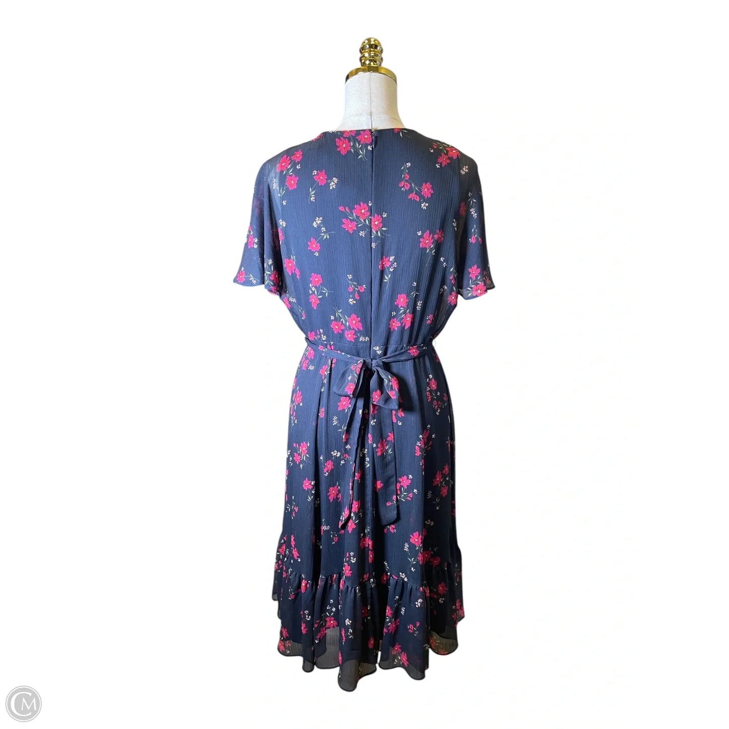Dress Casual Maxi By Calvin Klein In Floral Print, Size: 8