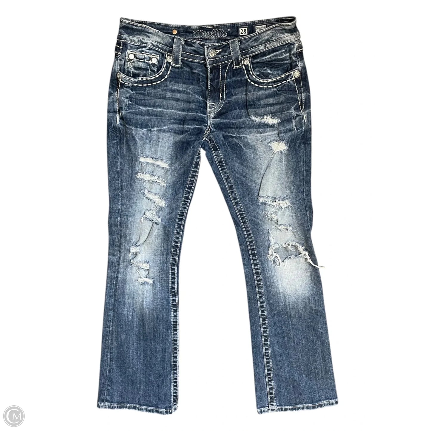 Jeans Boot Cut By Miss Me In Blue, Size: 6