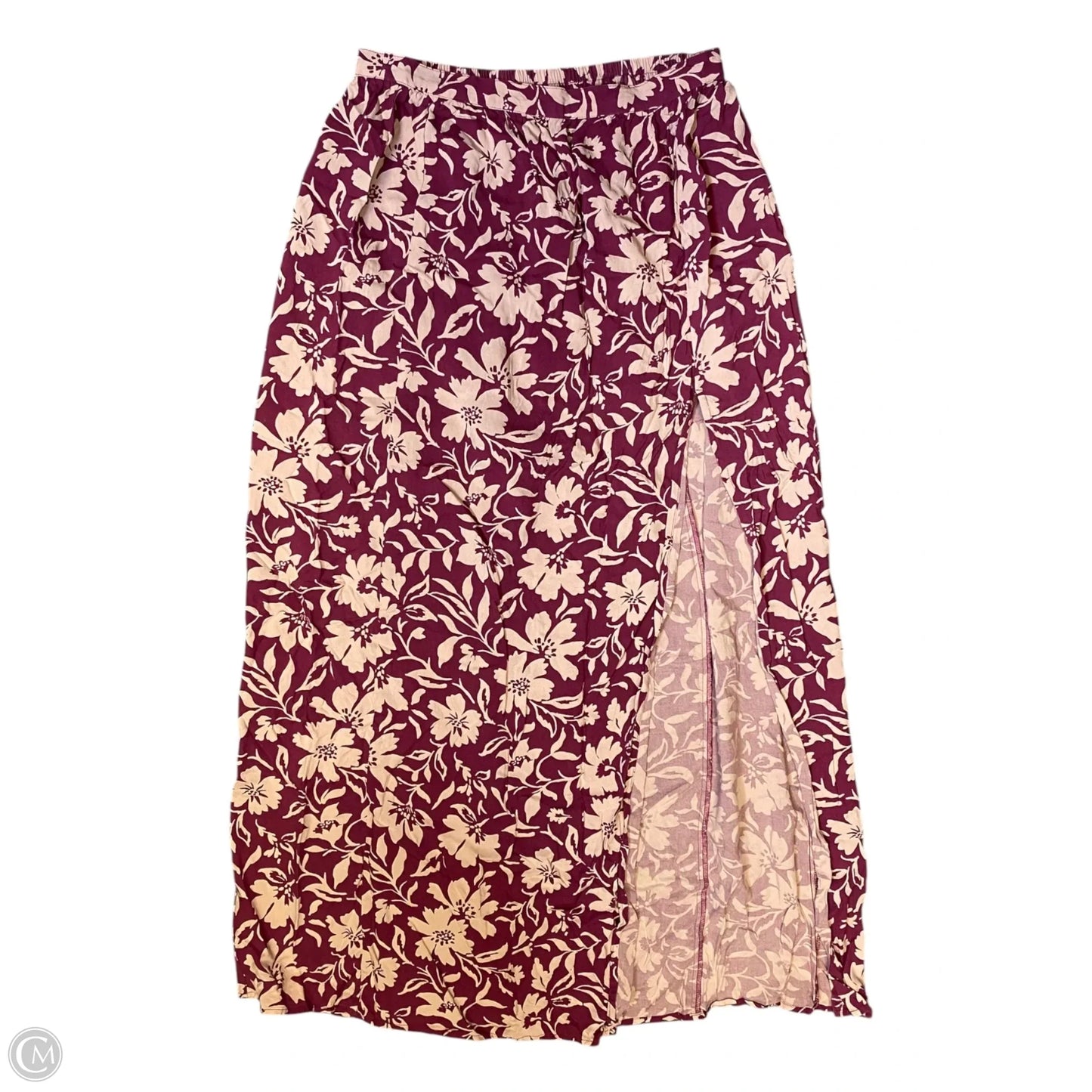 Skirt Maxi By Patrons Of Peace In Pink & Purple, Size: M
