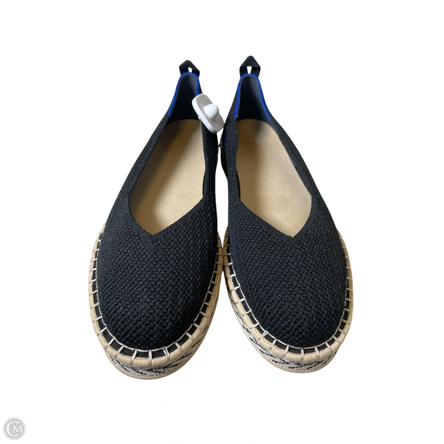 Sandals Flats By Rothys In Black & Tan, Size: 11
