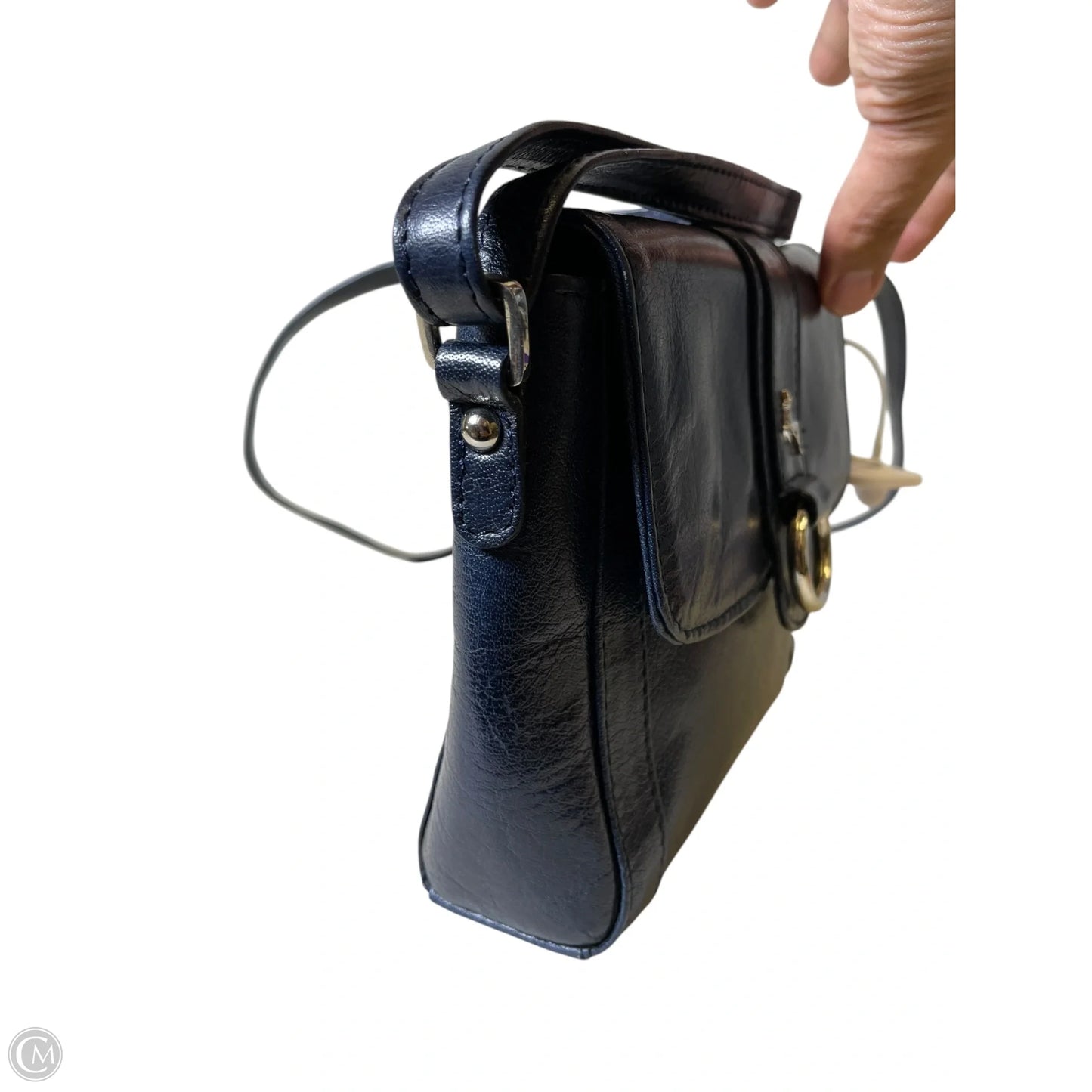 Crossbody Leather By Clothes Mentor, Size: Small