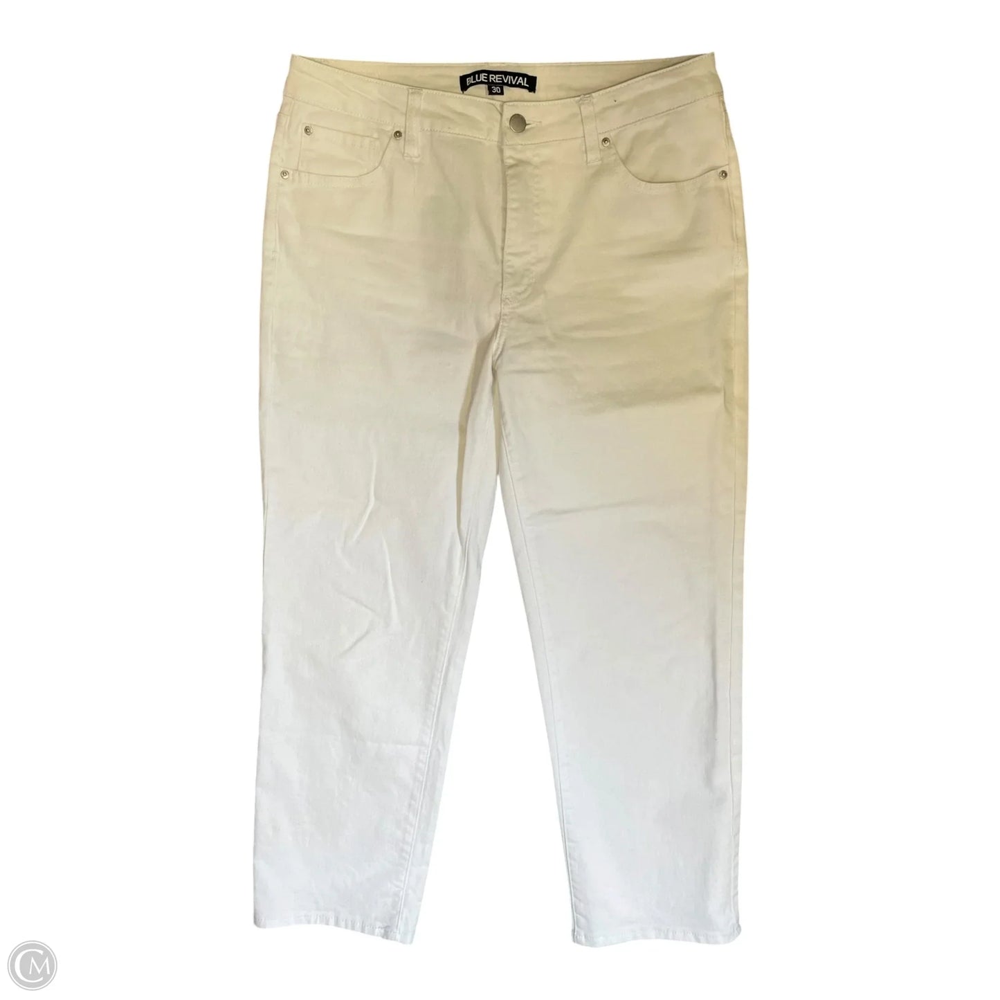 Jeans Wide Leg By Clothes Mentor In White, Size: 10