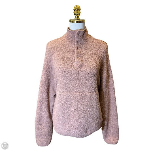 Jacket Fleece By Skims In Brown, Size: M