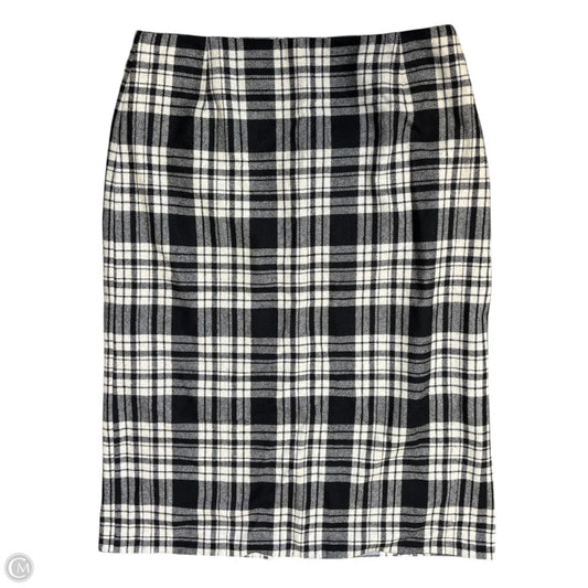 Skirt Midi By Eddie Bauer In Black & White, Size: 18
