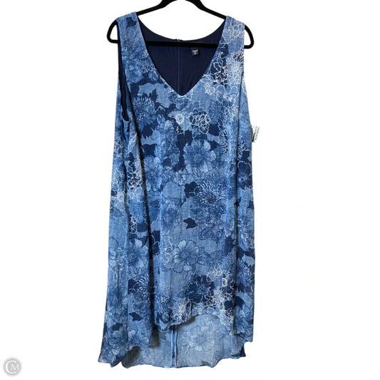 Dress Casual Maxi By Karen Kane In Blue, Size: 3x