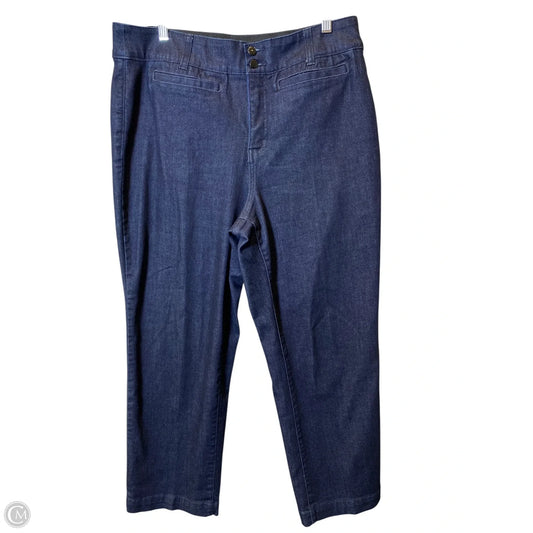 Jeans Straight By Christopher And Banks In Blue, Size: 16