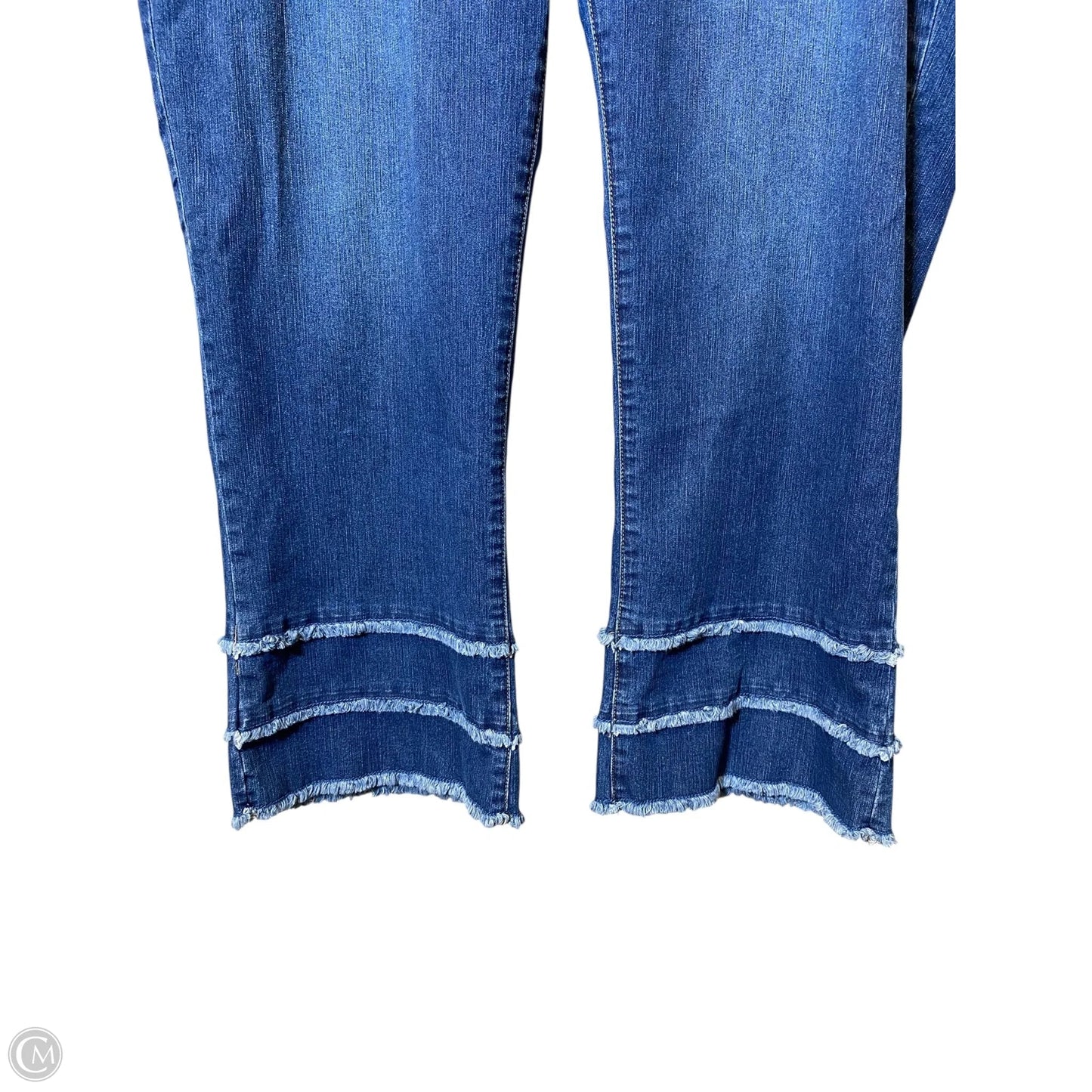 Jeans Flared By Chicos In Blue, Size: 16